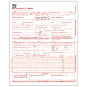 CMS-1500 Claim Forms, Laser, Box of 2,500
